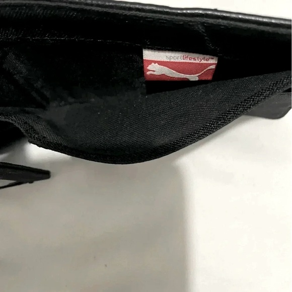 Puma men billfold black leather 11 pockets black sport lifestyle - Picture 6 of 7